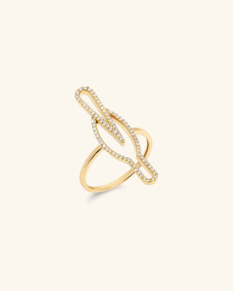 Hornbill Wisdom Ring Pavé