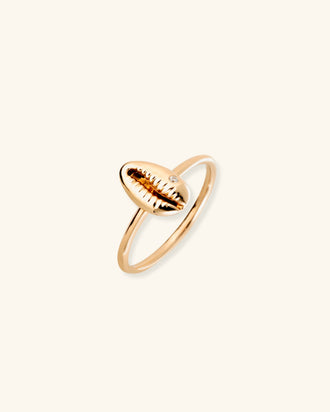 Baby Cowrie Ring