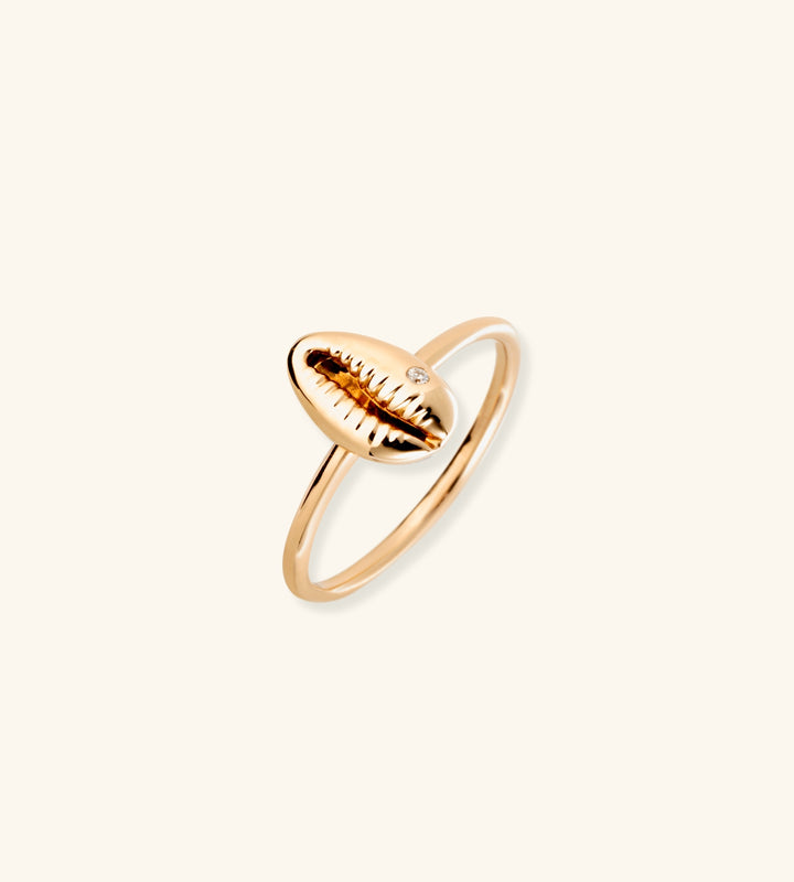 Baby Cowrie Ring