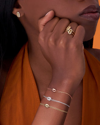Baby Cowrie Ring