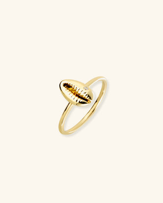 Baby Cowrie Ring