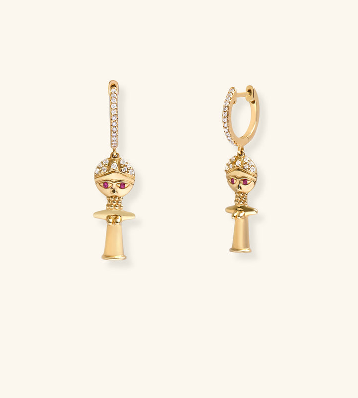 Baby Ashanti Hoop Earrings