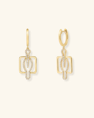 Hornbill Hoop Earrings, Protection
