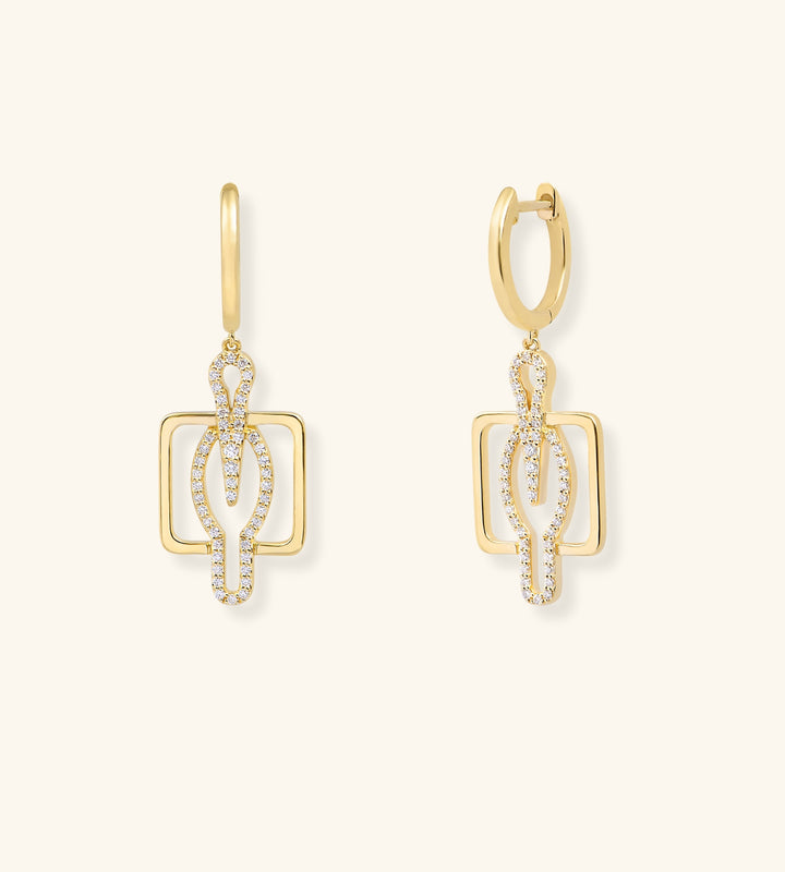 Hornbill Hoop Earrings, Protection