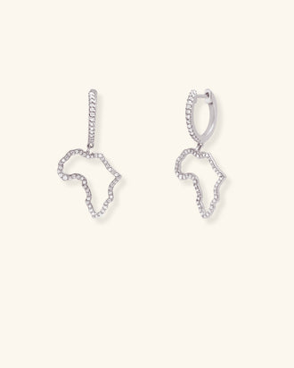 Baby Origine Openwork Hoop Earrings, Pavé