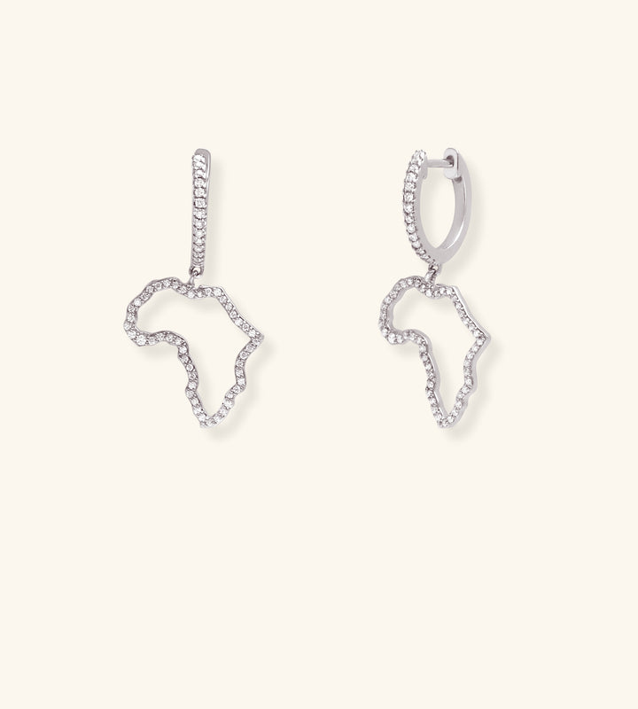 Baby Origine Openwork Hoop Earrings, Pavé