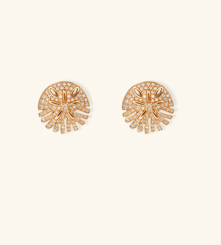 Baby Sandola Stud Earrings Pavé