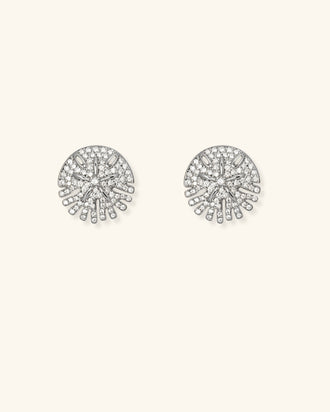 Baby Sandola Stud Earrings Pavé