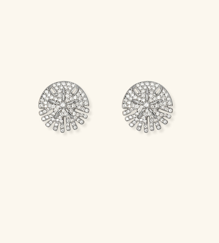 Baby Sandola Stud Earrings Pavé