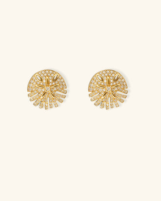 Baby Sandola Stud Earrings Pavé