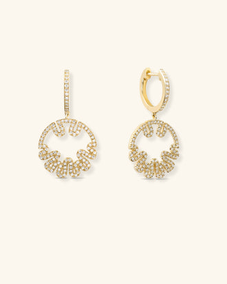 Baby Sandola Openwork Hoop Earrings