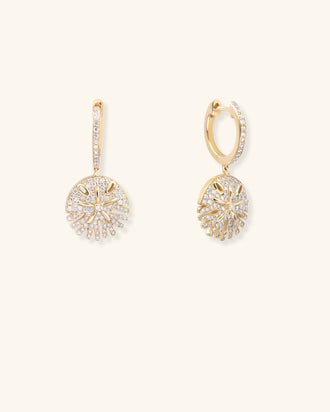 Baby Sandola Hoop Earrings Pavé