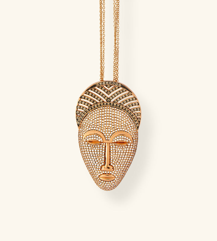 Acalata Necklace, Large Version Pavé