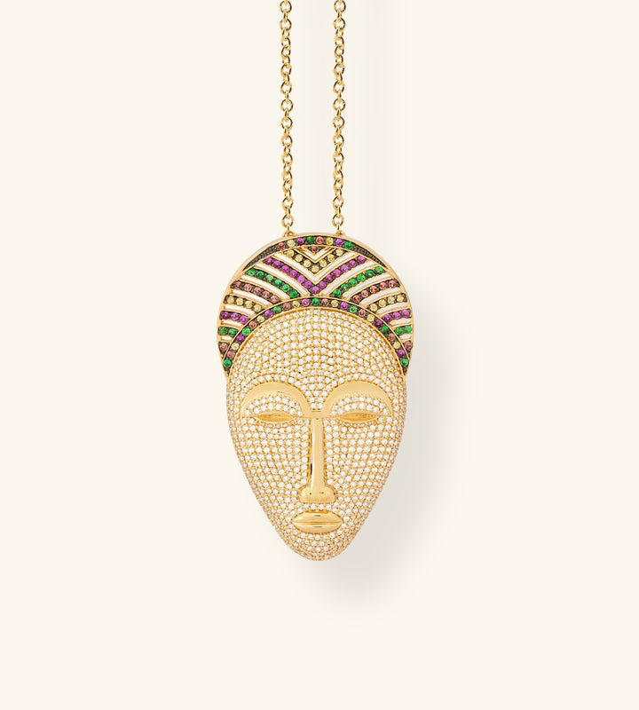 Collier Acalata Multicolore, Grand Modèle