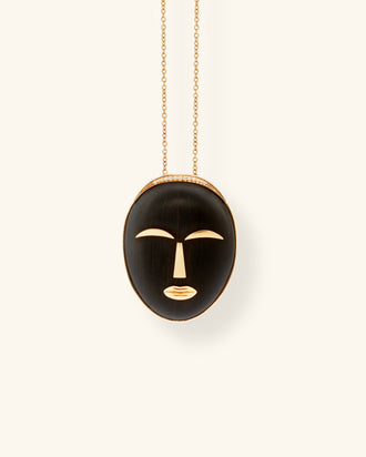 Acalata Necklace, Ebony, No. 1