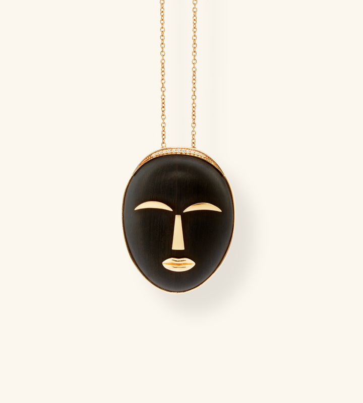 Acalata Necklace, Ebony, No. 1
