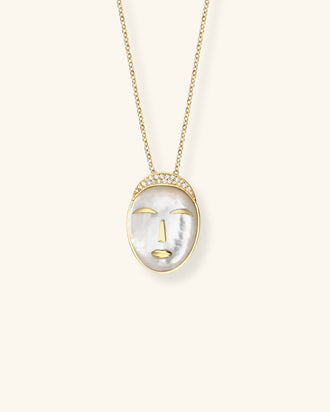 Acalata Necklace, Mother of Pearl
