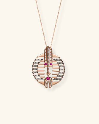 Acalata Contemporary Necklace No. 2 Pavé