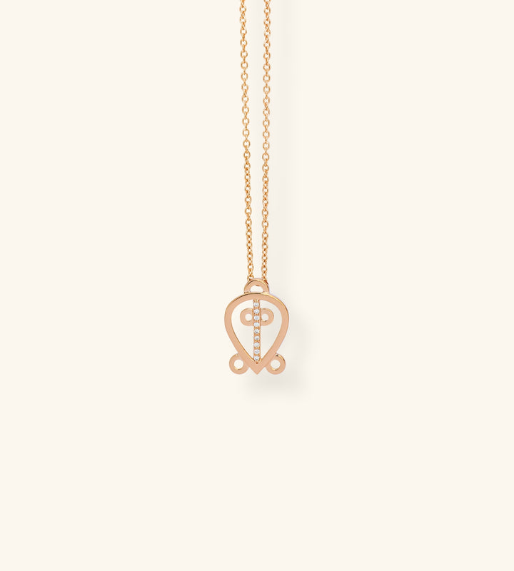 Adinkra Necklace, Love