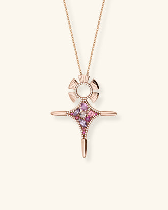 Agadez Necklace, Pink