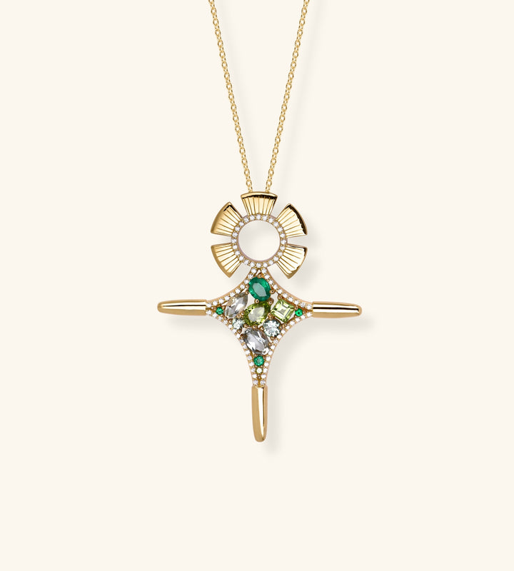 Agadez Necklace, Green