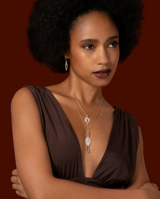 Hornbill Fertility Necklace, Mother-of-Pearl