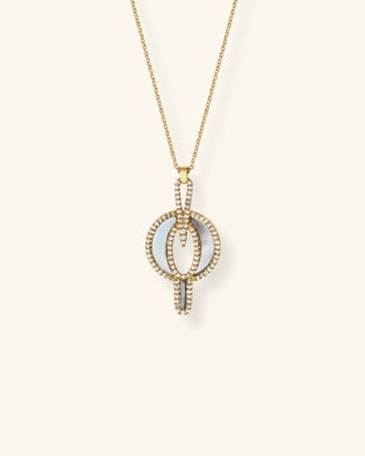 Hornbill Fertility Necklace, Mother-of-Pearl