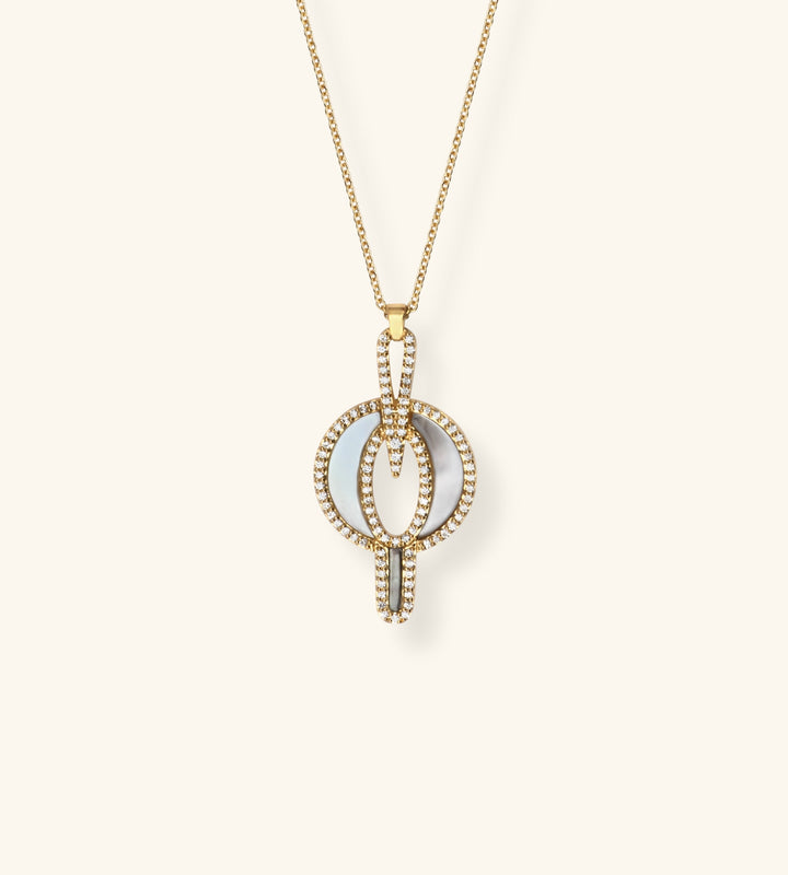Hornbill Fertility Necklace, Mother-of-Pearl
