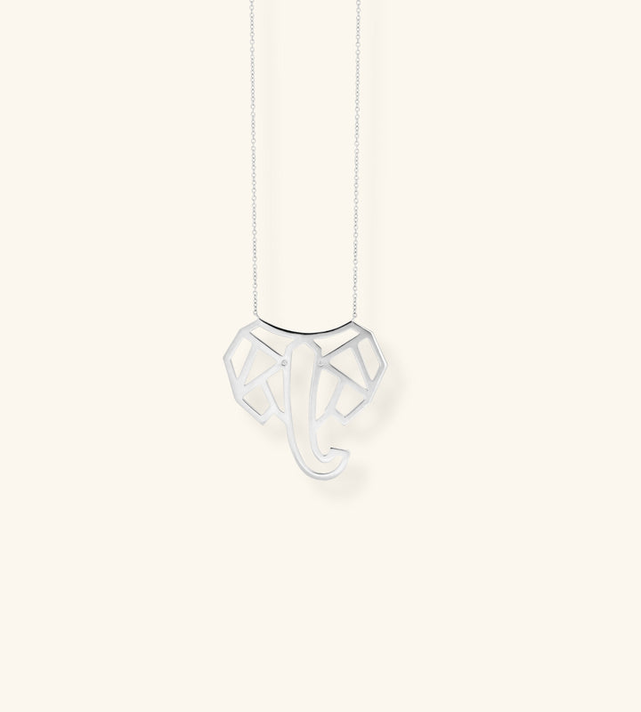Elephants Necklace, Geometric