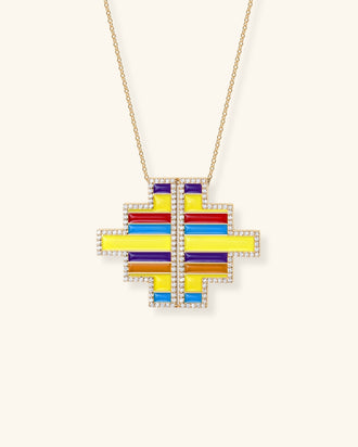 Kita Symmetrical Lacquer Necklace