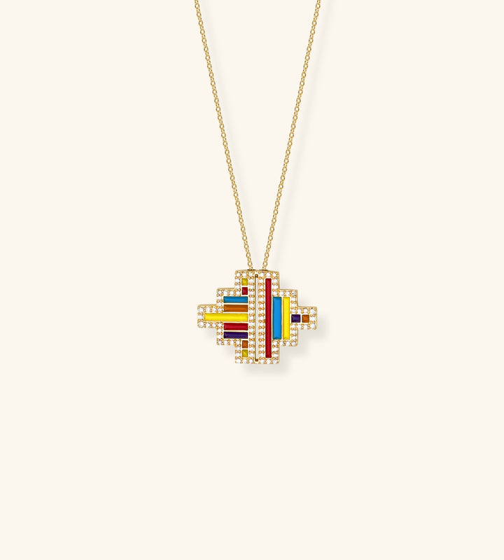 Kita Lacquer Necklace, Small Version