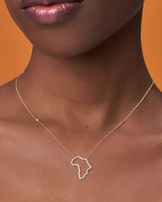 Origine Openwork Necklace Pavé
