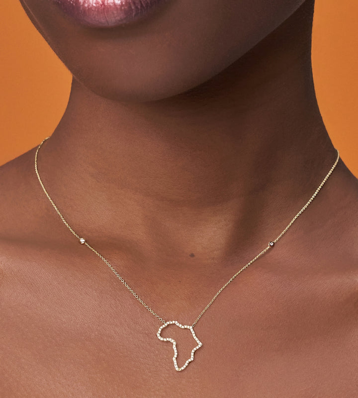 Origine Openwork Necklace Pavé