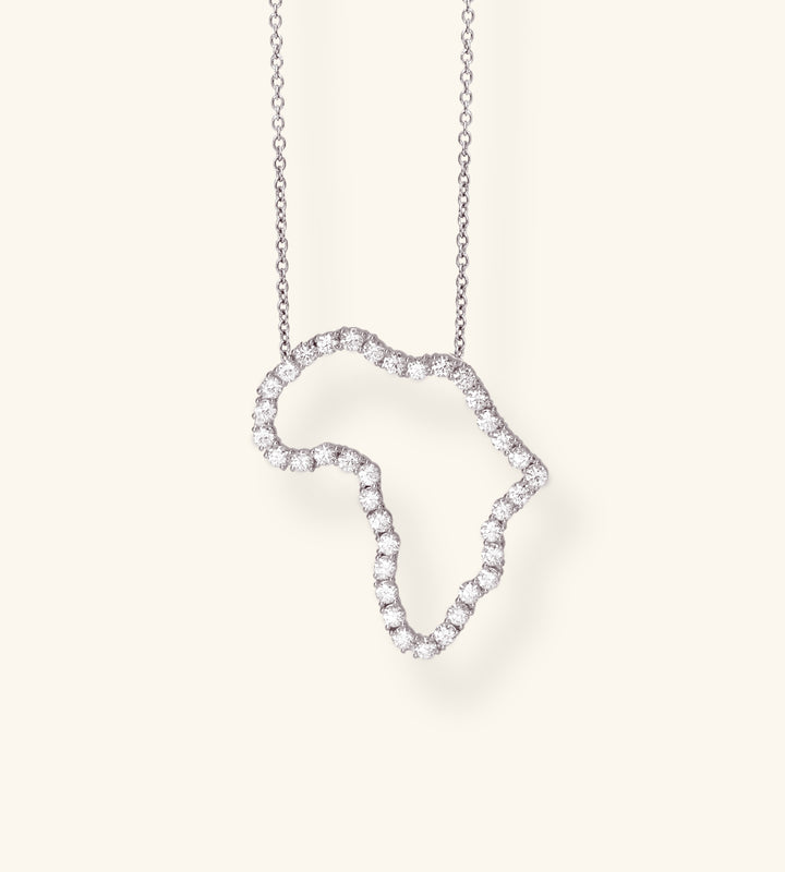 Origine Openwork Necklace XL Pavé