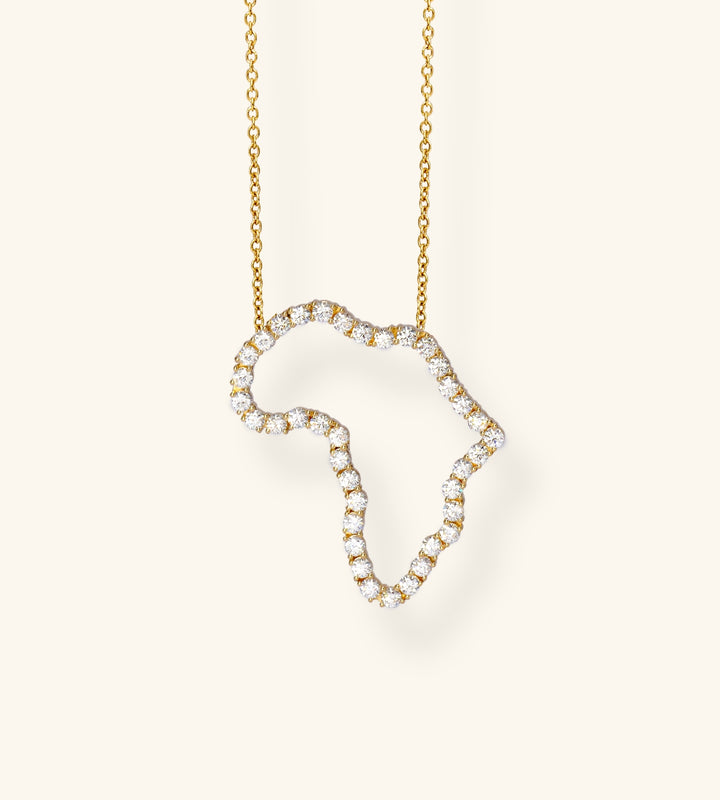 Origine Openwork Necklace XL Pavé