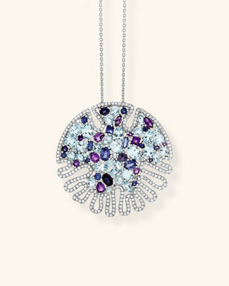 Sandola Blue Necklace, Large Version