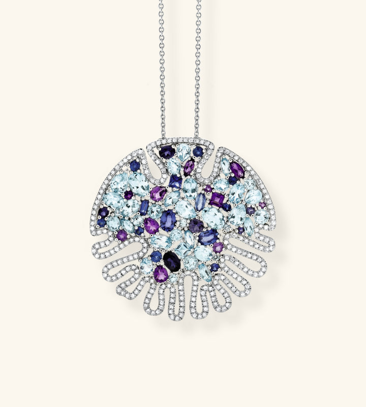 Sandola Blue Necklace, Large Version