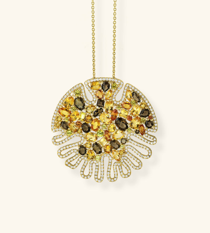 Sandola Yellow Necklace, Large Version