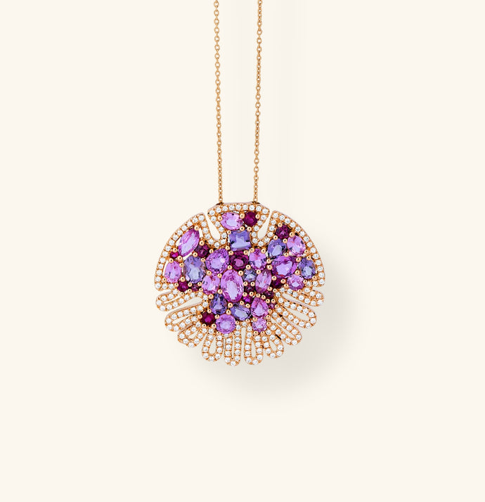 Sandola Pink Necklace, Small Version