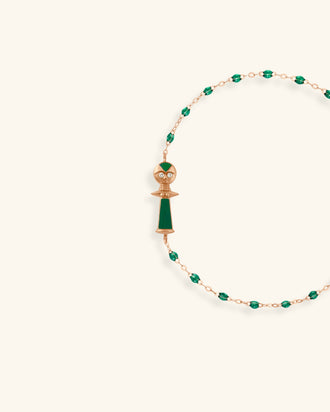 Ashanti Bracelet, Emerald