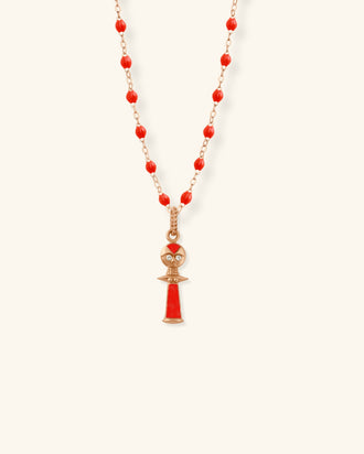 Ashanti Pendant, Coral