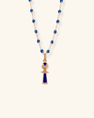 Ashanti Pendant, Prussian Blue