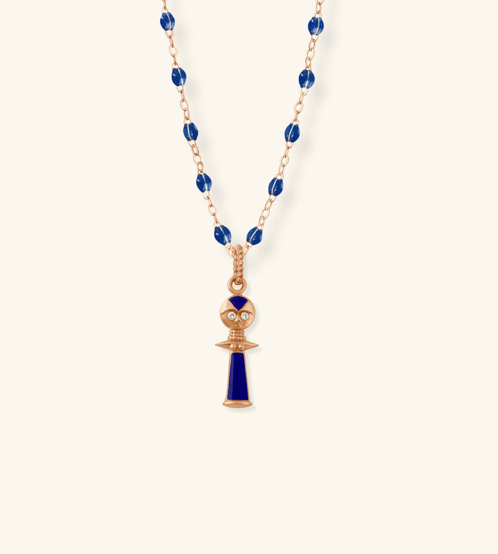 Ashanti Pendant, Prussian Blue
