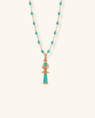 Ashanti Pendant, Turquoise