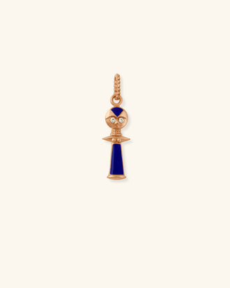Ashanti Pendant, Prussian Blue
