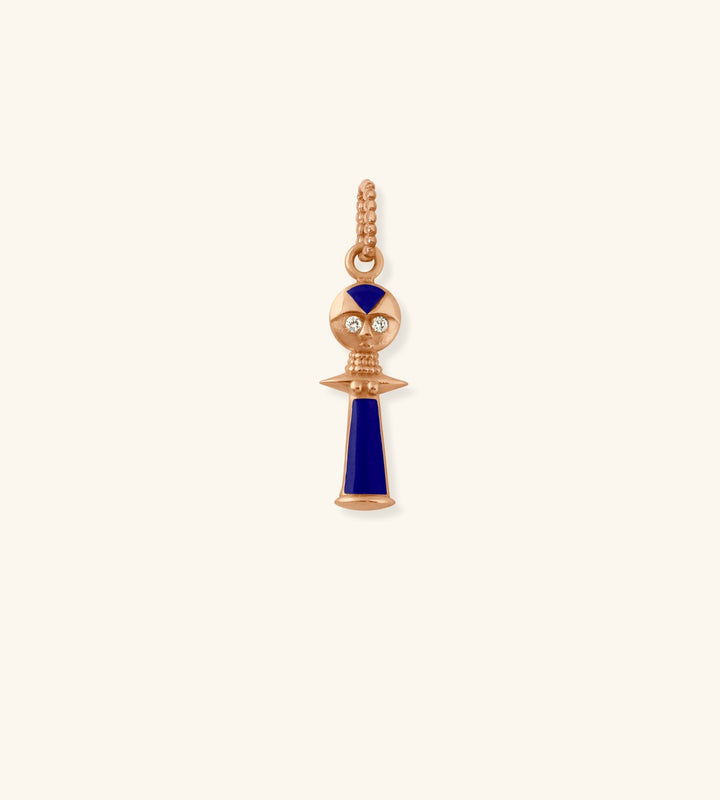 Ashanti Pendant, Prussian Blue