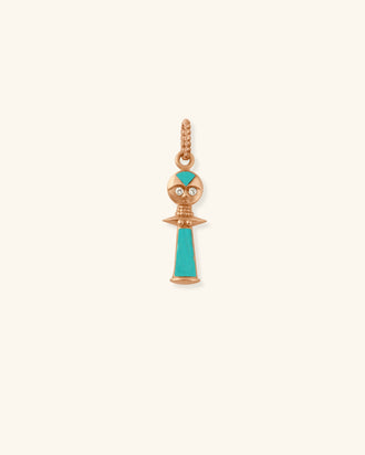 Ashanti Pendant, Turquoise